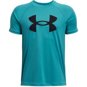 Under Armour TECH BIG LOGO SS Fiú póló, zöld, méret XL kép