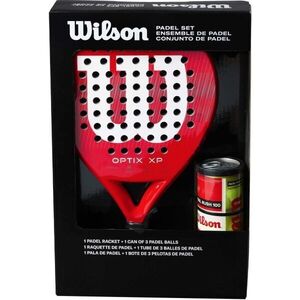 Wilson OPTIX XP PADEL KIT BOX Padel kezdő szett, piros, méret kép
