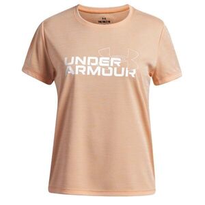 Under Armour TECH TWIST WDMK LOGO SS Lány sportos póló, narancssárga, méret kép