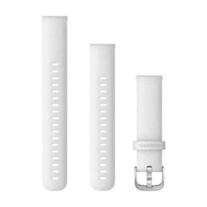 GARMIN szíj - QUICK RELEASE 18 MM - fehér/ezüst kép