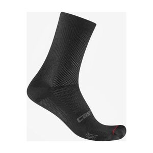 CASTELLI Klasszikus kerékpáros zokni - ESPRESSO 2 - fekete kép