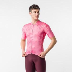 CASTELLI Rövid ujjú kerékpáros mez - GIRO109 TROFEO - rózsaszín kép
