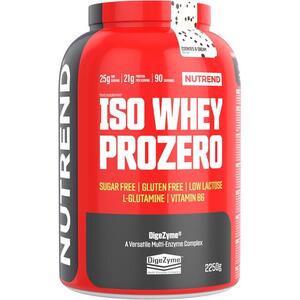 Nutrend ISO Whey Prozero 2250 g, cookies + cream kép