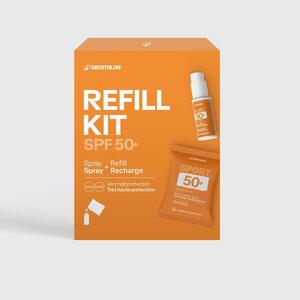 Decathlon Fényvédő spray szett, SPF50+, 50 ml-es flakon és utántöltő kép