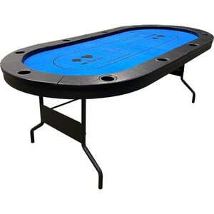 póker asztal Buffalo Buffalo High poker Blue, 10 személy részére, csukható lábú kép
