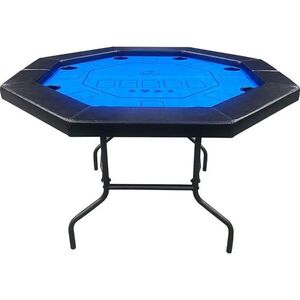 Buffalo Octagon Blue póker asztal fekete/kék, csukható lábú kép