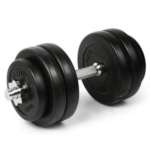KLARFIT egykezes súlyzó, 6 súly, 15 kg-os kép
