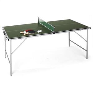 KLARFIT King Pong, ping-pong asztal, összecsukható, zöld kép