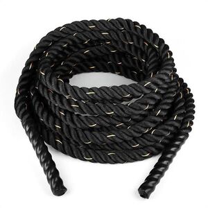 Capital Sports Klarfit Monster Rope, 15 m, 3, 8 cm, nylon, kötél, fekete kép