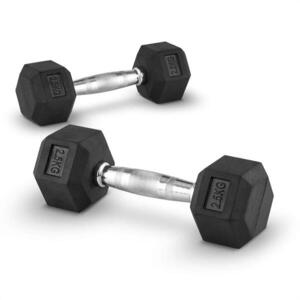 Capital Sports Hexbell 2, 5, 2, 5 kg, egykezes súlyzó, pár kép