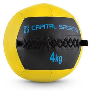 Capital Sports Wallba 4, sárga, 4 kg, wall ball, műbőr kép