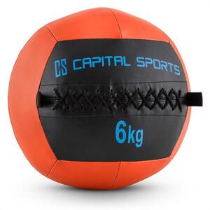 Capital Sports Wallba 6, narancssárga, 6 kg, wall ball, műbőr kép