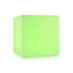 Blumfeldt Shinecube, 30 × 30 × 30 cm, LED kocka alakú ülőke, világító kocka, 16 LED dióda, távirányítás kép