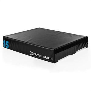 Capital Sports Rookso Soft Jump box, plyo box / plyometrikus doboz, 15 cm, fekete kép