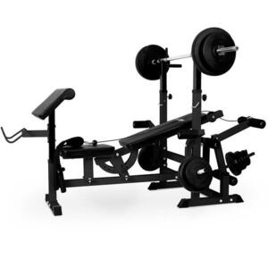 KLARFIT Klarfit KS02, edzőállomás, súlyzópad, kábelvezetés, kartámasz kép