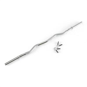 Capital Sports Accretor 120 CB Curlbar hajlított súlyzórúd, 120cm/30mm/max. 180kg, acél, krómozott kép
