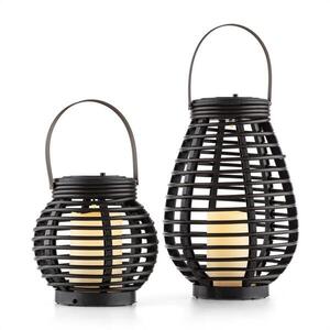 Blumfeldt Lucid Twins, napelemes lámpák, készlet, polyrattan, 600 mAh, 14, 8 x 56 cm kép