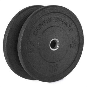 Capital Sports Renit, hi temp gumikerék, 50, 4 mm, alumínium mag, gumi, 2 x 5 kg kép