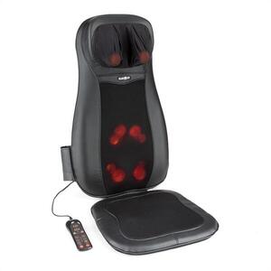 KLARFIT Niuwe, fekete, ülő masszázsmatrac, shiatsu masszázs, 3 masszázs zóna kép