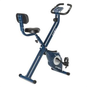 KLARFIT Azura CF X-Bike szobakerékpár, max. 100 kg, pulzusmérő, összecsukható, 3 kg, kék kép
