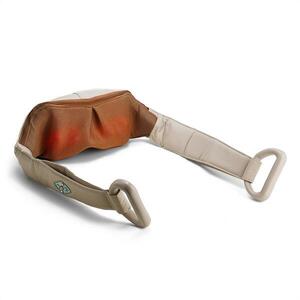 KLARFIT Neckstar, masszázspárna nyak shiatsu-masszázsra, 4 masszázsfej, bézs kép