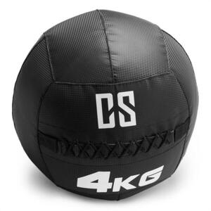 Capital Sports Bravor Wall Ball medicinlabda, PVC, dupla varrások, 4kg, fekete kép