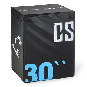 Capital Sports Rooko Soft Jump Box, plyo box, 76x61x51 cm, fekete kép