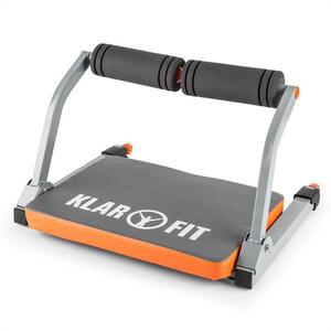 KLARFIT Abhatch AB Core Trainer hasizom edzőgép, sokoldalú térningeszköz, szürke/narancssárga kép