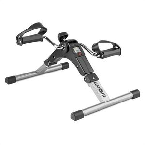 KLARFIT Continus Pro Mini Bike, pedálos gép, edzőgép, kijelző, összecsukható, fekete kép
