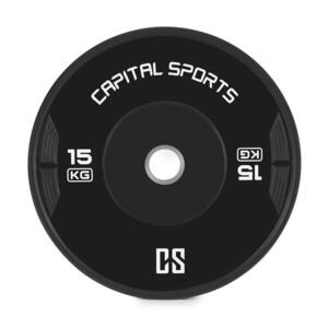 Capital Sports Elongate, bumper tárcsa, súly, gumi, 15 kg kép