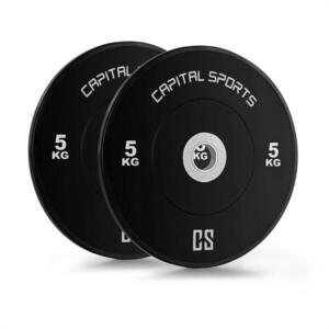 Capital Sports Inval Hi-Grade, tárcsasúlyok, 50mm alumínium mag, gumi, 2x5kg kép