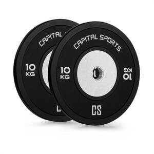 Capital Sports Inval Hi-Grade, tárcsasúlyok, 50mm alumínium mag, gumi, 2x10kg kép