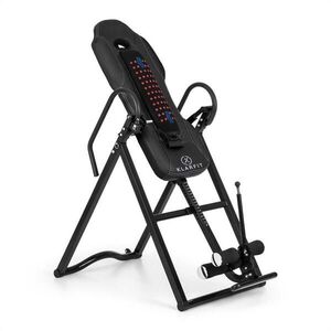 KLARFIT Ease Delux, inverziós pad, gravitációs edzőpad, 136 kg, 1, 54-1, 98 m, fekete kép