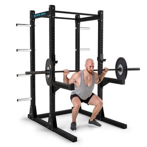 Capital Sports Bestride, edző állvány, szabadsúly gyakorlatokra, 2 biztonsági spotter, 2 J-horog, 2 húzódzkodó rúd kép