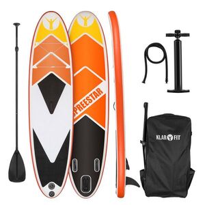 KLARFIT Klarfit Spreestar 325, felfújható paddleboard, SUP deszka, 325x15x86cm, narancssárga kép