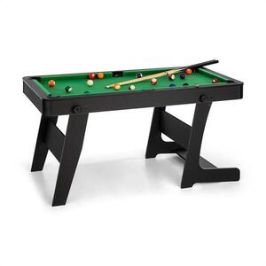 OneConcept Trickshot, biliárdasztal, 140 x 64, 5 cm, 16 golyó, 2 dákó, MDF, fekete kép