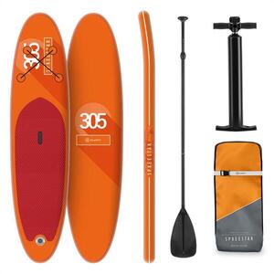 Capital Sports Spreestar, felfújható paddleboard, SUP deszka, 305 x 10 x 77 cm, narancssárga kép