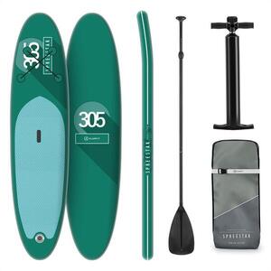 Capital Sports Spreestar, felfújható paddleboard, SUP deszka, 305 x 10 x 77 cm, türkiz kép