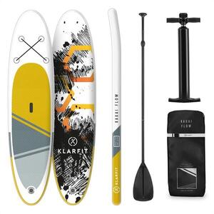 KLARFIT Kauai Flow, felfújható paddleboard, SUP deszka, 305 x 10 x 77 cm kép