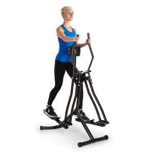 KLARFIT Bogera X2, elliptikus edzőgép, Air Walker, LCD kijelző, edző számítógép, fekete kép