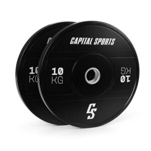 Capital Sports Elongate 2020, tárcsák, 2 x 10 kg, keményített gumi, 50, 4 mm kép