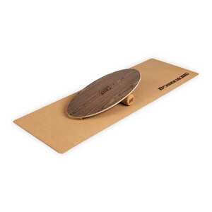 BoarderKING Indoorboard Allrounder, egyensúlyozó deszka, alátét, henger, fa / parafa kép