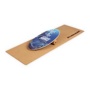 BoarderKING Indoorboard Allrounder, egyensúlyozó deszka, alátét, henger, fa / parafa kép