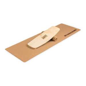 BoarderKING Indoorboard Curved, egyensúlyozó deszka, alátét, henger, fa/parafa kép