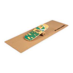 BoarderKING Indoorboard Flow, egyensúlyozó deszka, alátét, henger, fa / parafa kép