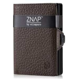 Slimpuro ZNAP, vékony pénztárca, 12 kártya, érmetartó, 8, 9 x 1, 8 x 6, 3 cm (SZ x M x M), RFID védelem kép
