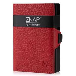 Slimpuro ZNAP, vékony pénztárca, 12 kártya, érmetartó, 8, 9 x 1, 8 x 6, 3 cm (SZ x M x M), RFID védelem kép