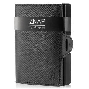 Slimpuro ZNAP, vékony pénztárca, 8 kártya, érmetartó, 8, 9 x 1, 5 x 6, 3 cm (SZ x M x M), RFID védelem kép