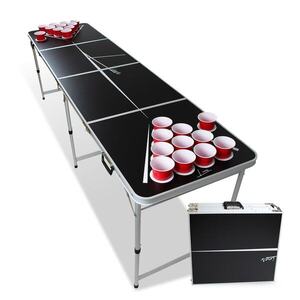 BeerCup Backspin Beer Pong, szett, asztal, lines, fogantyúk, labdatartók, 6 labda kép
