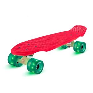 Fun pro Mini Cruiser, gördeszka, trickboard, PP Board, 100kg-ig, LED kerekek, PU keménysége: 88A kép